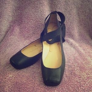 Black Ballet Flats - Jessica Simpson